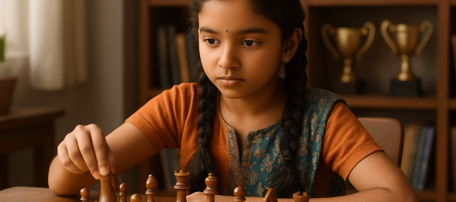 Bodhana Sivanandan: A prodígio do xadrez que conquistou o mundo aos 10 anos