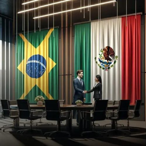 Brasil e México se unem contra tarifas de Trump e ampliam comércio bilateral