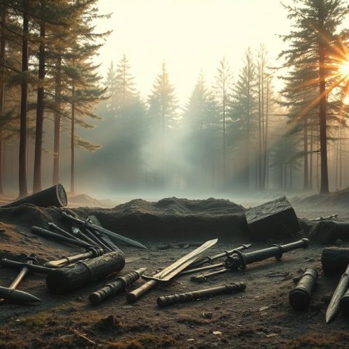 {"prompt":"An archaeological excavation in Aarhus revealing a Viking Age burial site, intricately connected to the noble allies of Harald Bluetooth, showcasing ancient artifacts and ornate weaponry amidst a misty Scandinavian forest clearing at dawn, with soft golden light filtering through tall pine trees, evoking a mysterious and historic atmosphere steeped in Nordic heritage.nnDescoberta de tumulo da Era Viking em Aarhus ligado a aliados nobres de Harald Bluetooth","originalPrompt":"Descoberta de tumulo da Era Viking em Aarhus ligado a aliados nobres de Harald Bluetooth","width":1280,"height":720,"seed":3491,"model":"flux","enhance":true,"nologo":true,"negative_prompt":"worst quality, blurry","nofeed":false,"safe":false,"quality":"medium","image":[],"transparent":false,"isMature":false,"isChild":false}