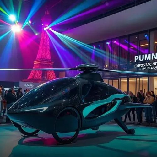 Embraer revela novo modelo do carro voador em evento de aviação em Paris