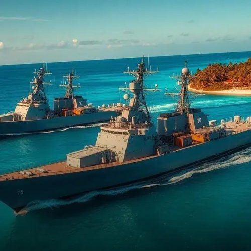 EUA enviam três destructores com mísseis ao limite do mar venezuelano