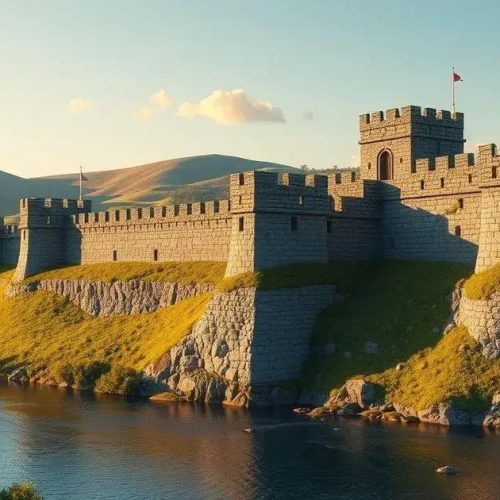 Fortaleza Gullberg do século 17 em Gotemburgo ganha vida em reconstrução 3D