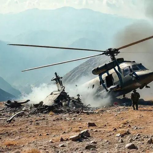 Helicóptero militar cai no Paquistão e deixa 4 mortos; soldado sobrevive ao pular