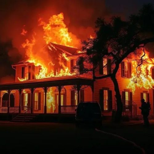 Incêndio destrói mansão histórica ligada à escravidão nos EUA
