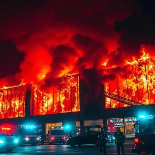 Incêndio em shopping no Iraque deixa mais de 60 mortos