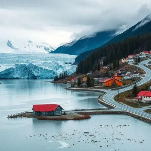 Juneau em Alerta: Enchente Histórica Ameaça Cidade com Derretimento de Glaciar