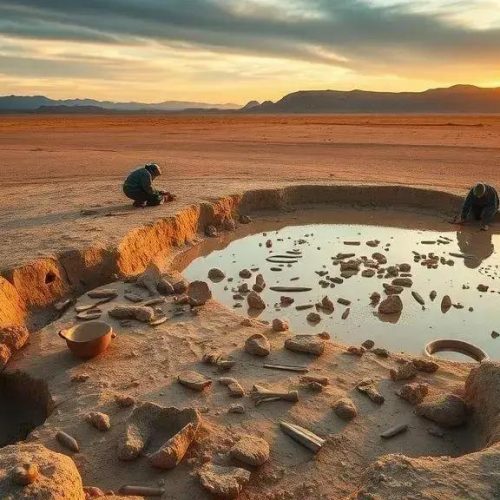 Lagos ancestrais no Deserto de Gobi sustentaram vida humana há 8.000 anos