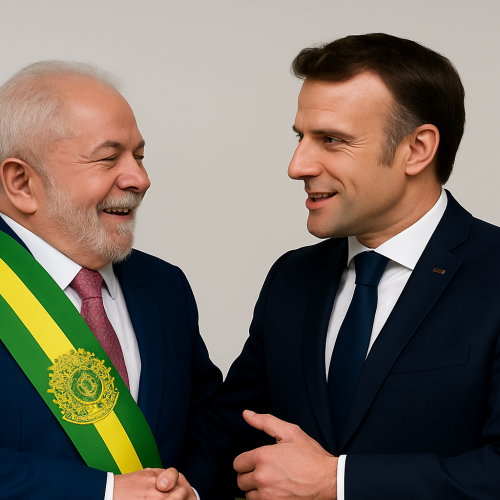 Lula e Macron avançam em diálogo para acordo Mercosul-União Europeia