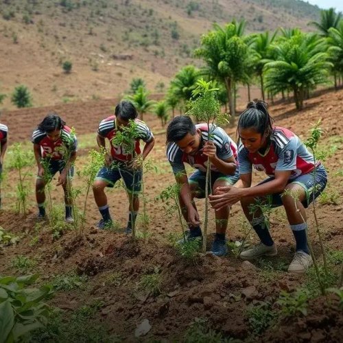 Pérolas Negras: Clube que planta 100 árvores a cada gol marcado