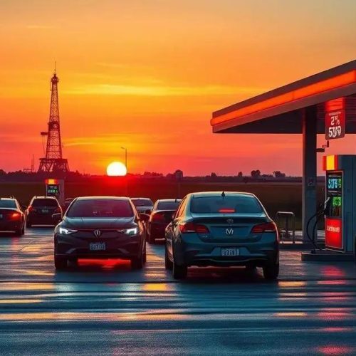 Queda nos preços do petróleo beneficia motoristas e governo Trump