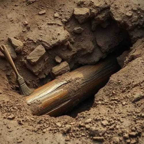 Raro cano de água romano de madeira é descoberto em Leuven, Bélgica