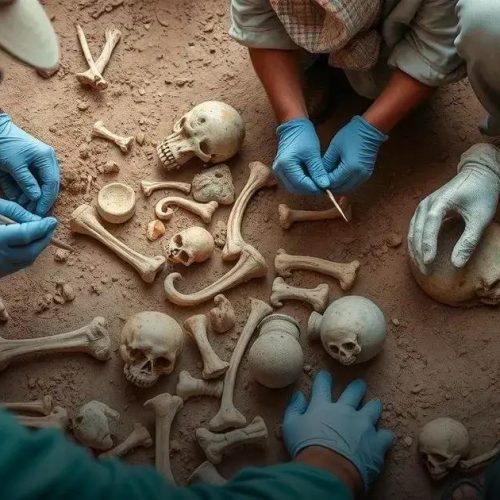 Restos de múmia de mais de mil anos são descobertos durante obra em Lima