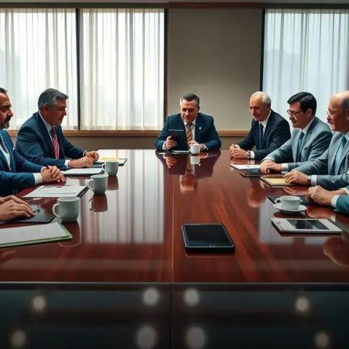 Senadores brasileiros negociam tarifas de Trump em reunião nos EUA