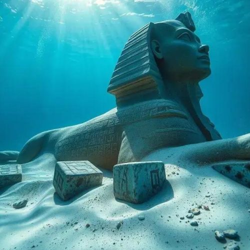 Tesouros ressurgem da cidade submersa de Canopus no Egito após milênios